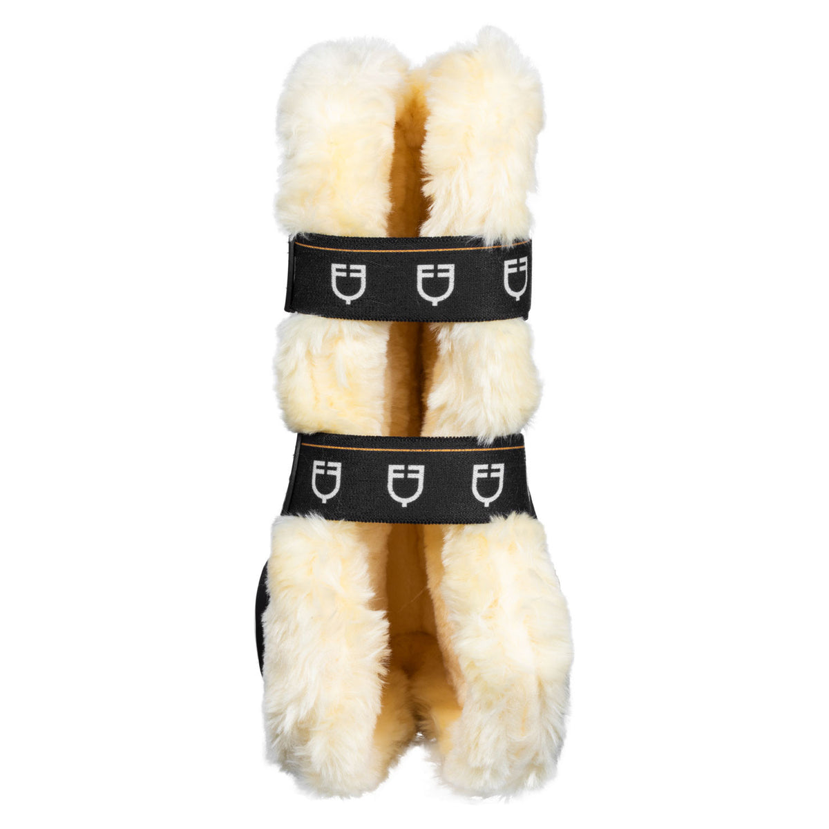 Equestro Synthetic sheepskin quick release tendon boots
