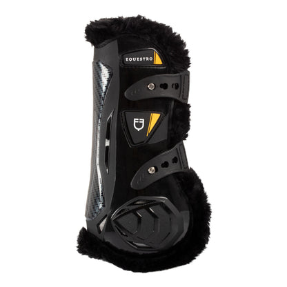 Equestro Spider Man anatomical tendon boots with synthetic sheepskin