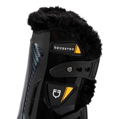 Equestro Spider Man anatomical tendon boots with synthetic sheepskin
