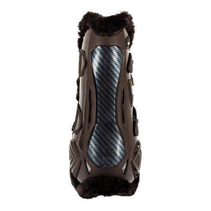 Equestro Spider Man anatomical tendon boots with synthetic sheepskin