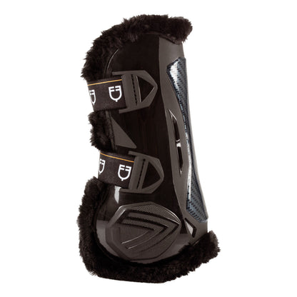 Equestro Spider Man anatomical tendon boots with synthetic sheepskin