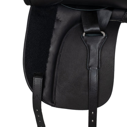 Equestro Dressage saddle with removable blocks