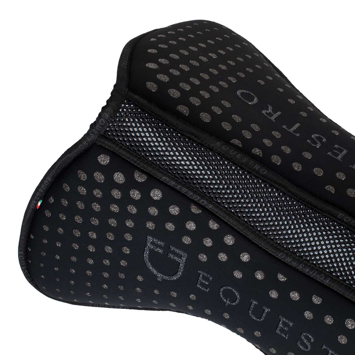 Equestro Memory foam pad silicone glitter grip and logo