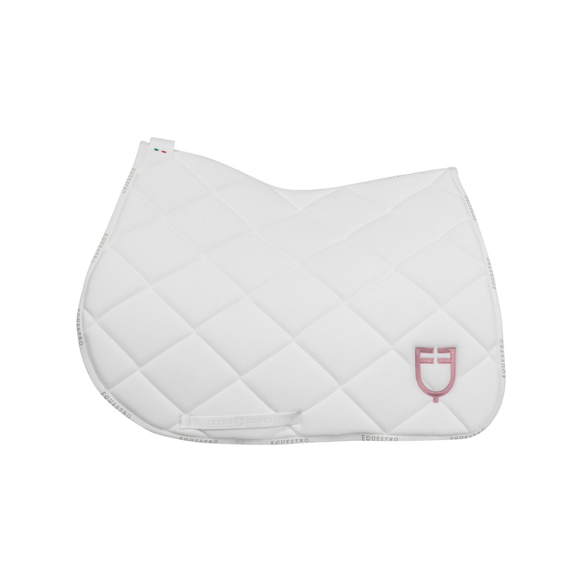 Equestro Jumping saddle pad with multicolor logo
