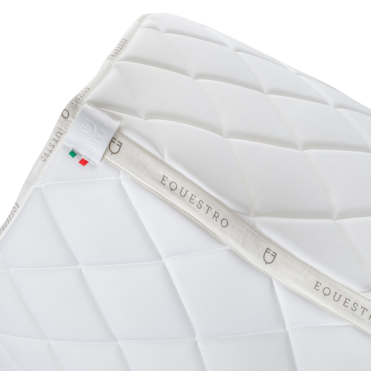 Equestro Jumping saddle pad with multicolor logo