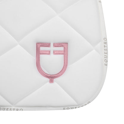 Equestro Jumping saddle pad with multicolor logo