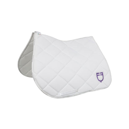 Equestro Jumping saddle pad with multicolor logo