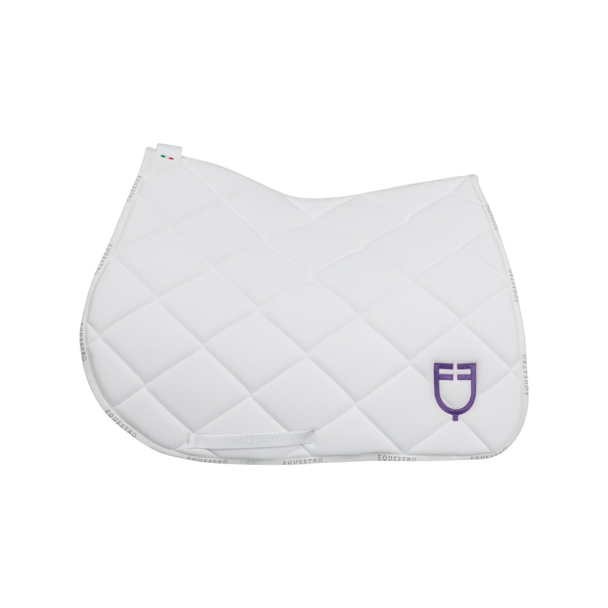 Equestro Jumping saddle pad with multicolor logo
