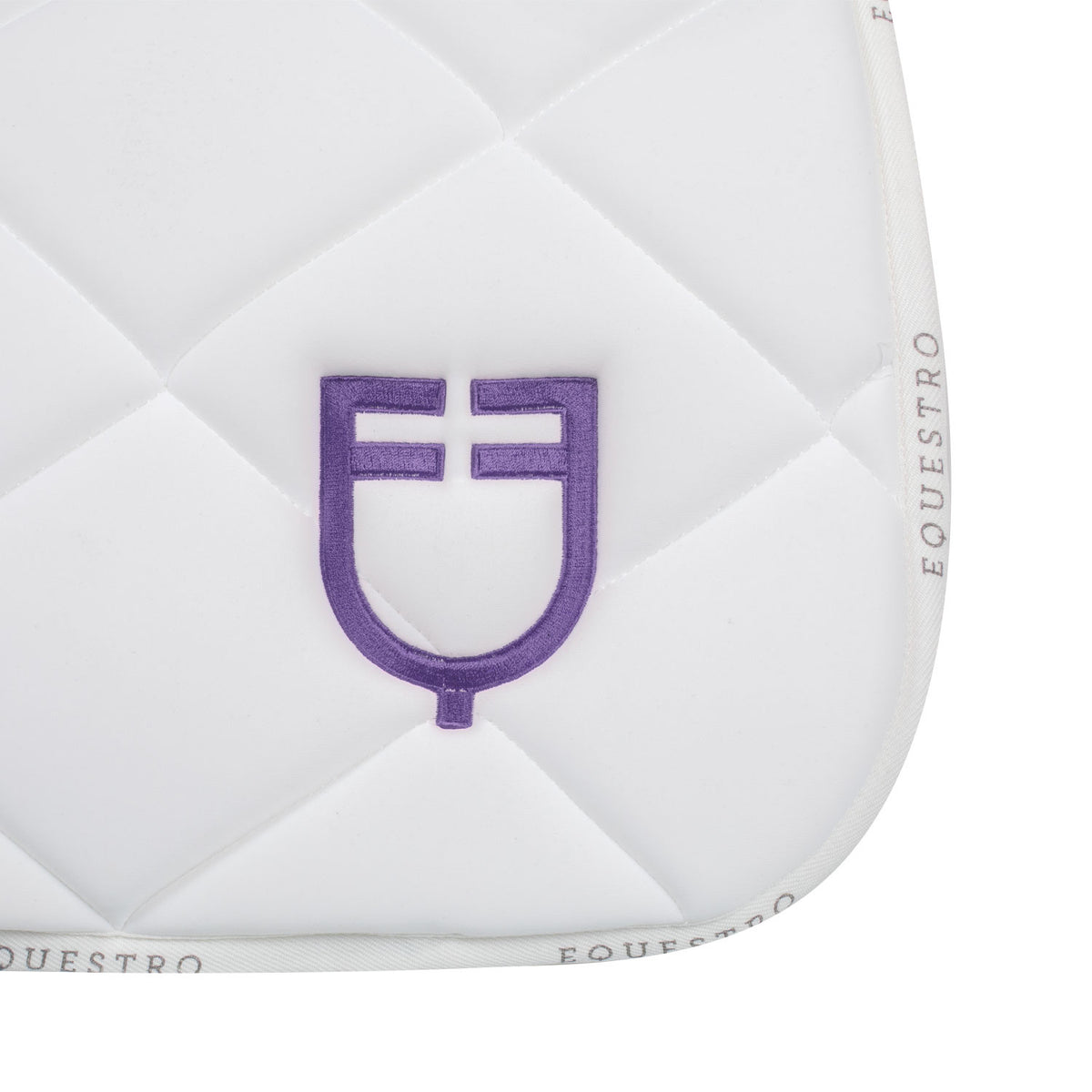 Equestro Jumping saddle pad with multicolor logo