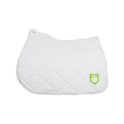 Equestro Jumping saddle pad with multicolor logo