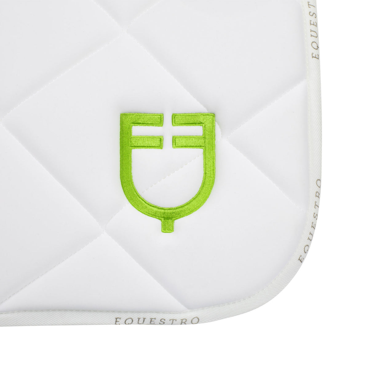 Equestro Jumping saddle pad with multicolor logo