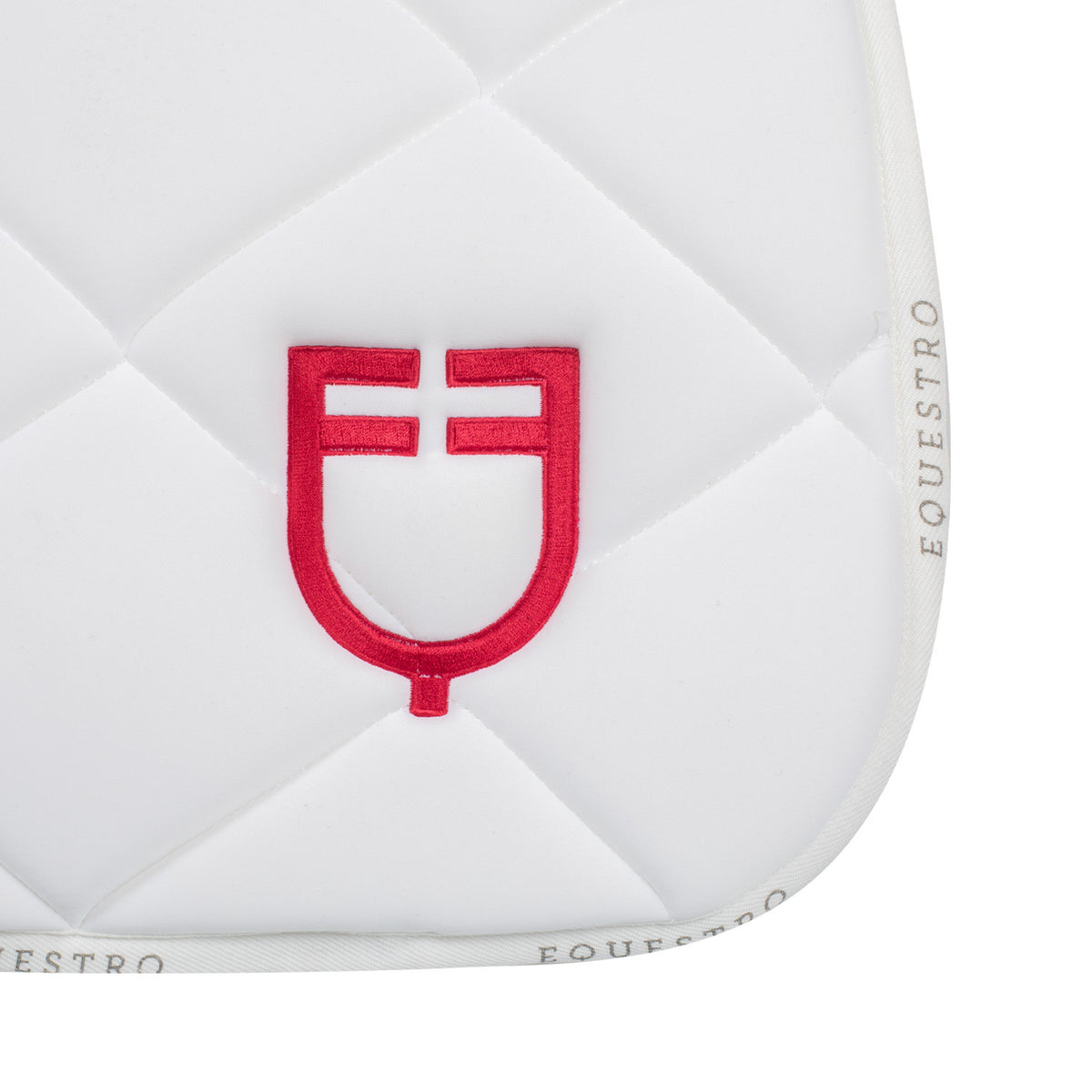 Equestro Jumping saddle pad with multicolor logo