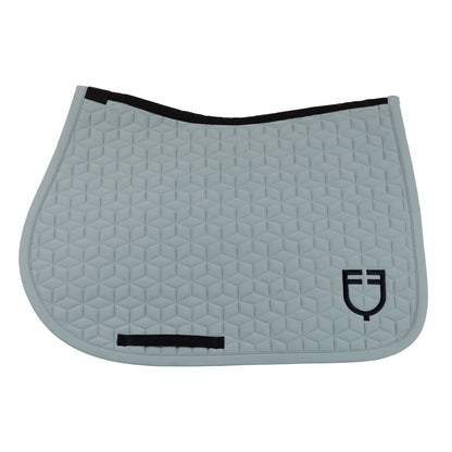 Equestro Jumping saddle pad with cube quilting