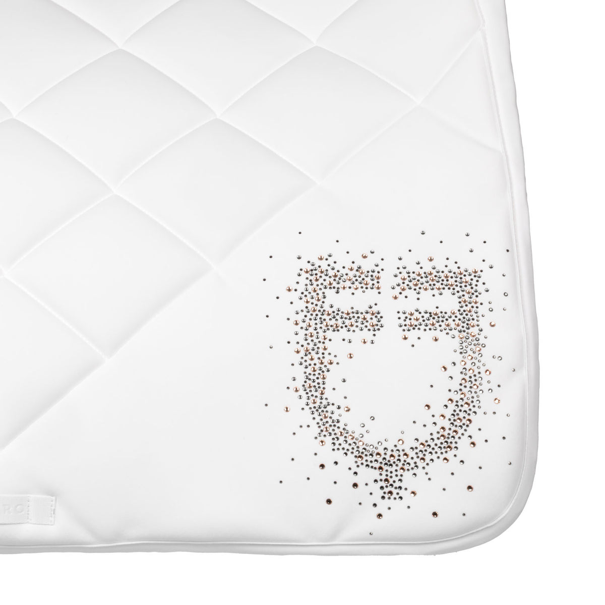 Equestro Jumping saddle pad rhinestone logo