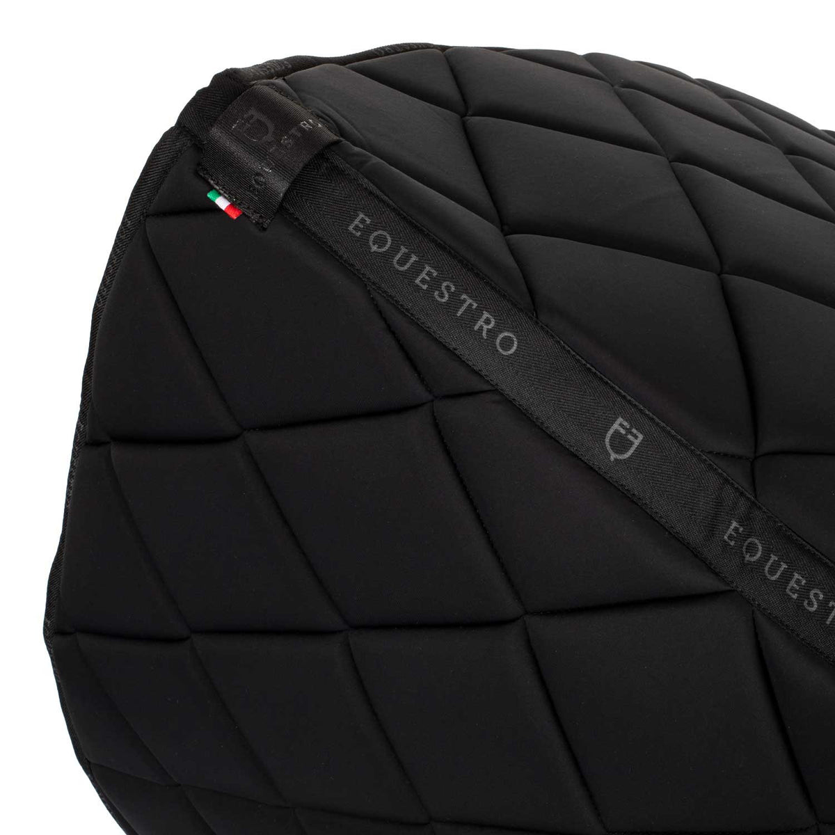 Equestro Dressage saddle pad rhinestone logo