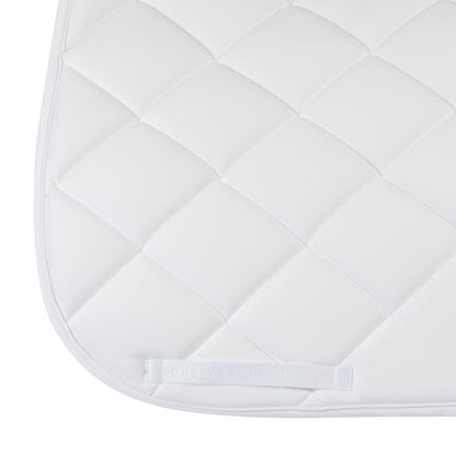 Equestro Dressage saddle pad rhinestone logo