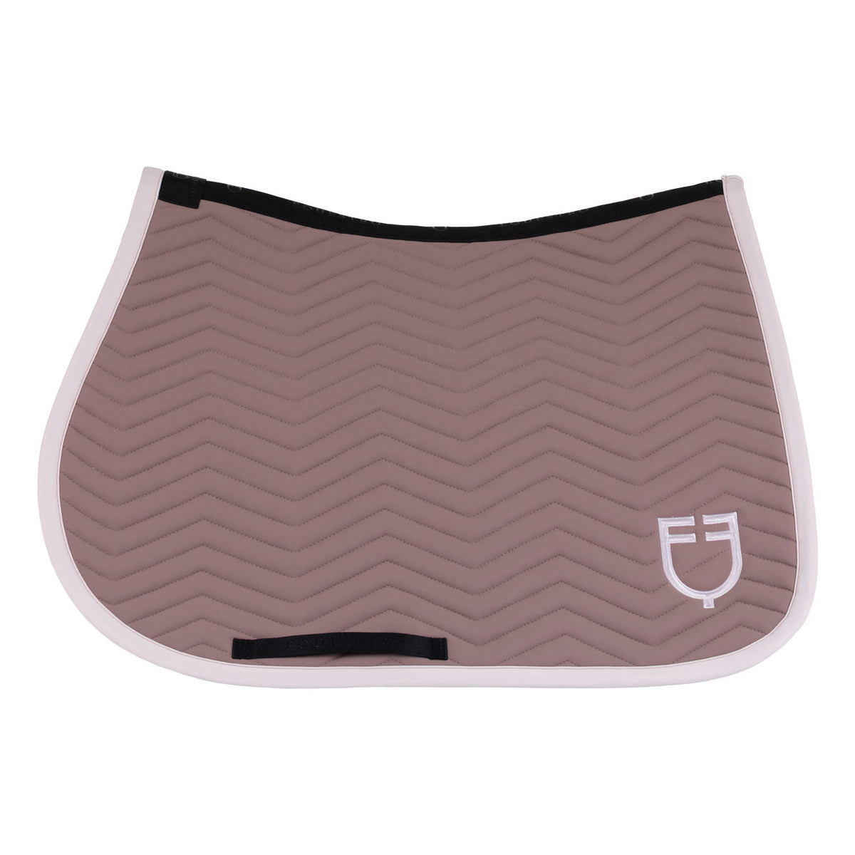 Equestro Jumping saddle pad with wave quilting