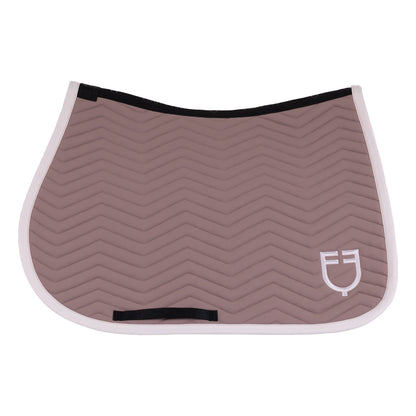 Equestro Jumping saddle pad with wave quilting