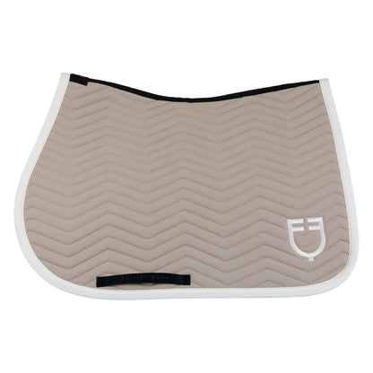 Equestro Jumping saddle pad with wave quilting