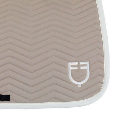 Equestro Jumping saddle pad with wave quilting