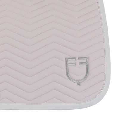 Equestro Jumping saddle pad with wave quilting