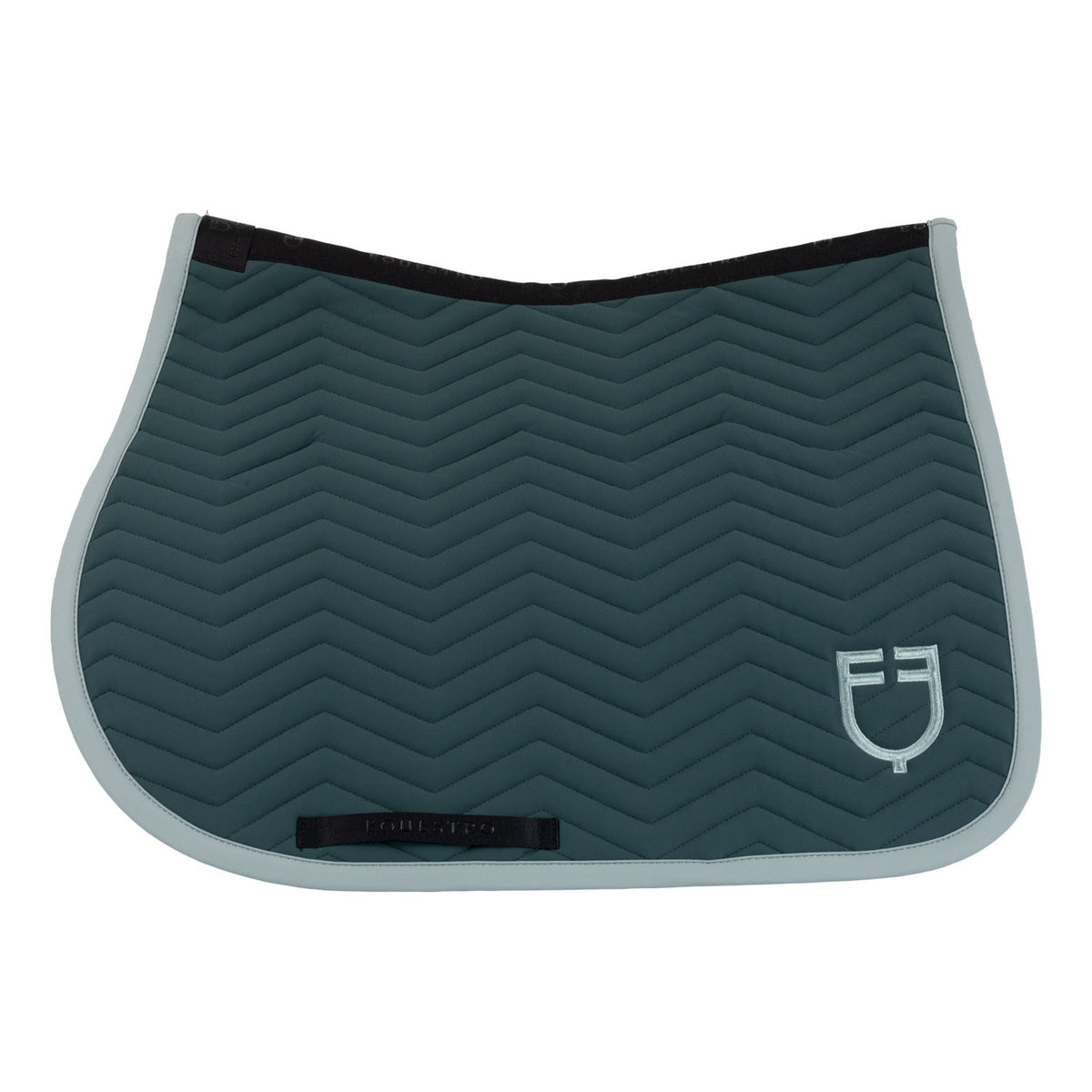 Equestro Jumping saddle pad with wave quilting