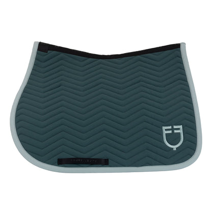 Equestro Jumping saddle pad with wave quilting