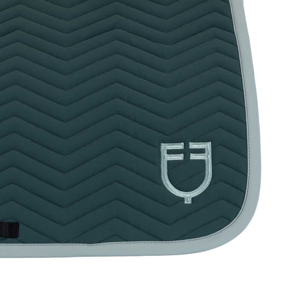 Equestro Jumping saddle pad with wave quilting
