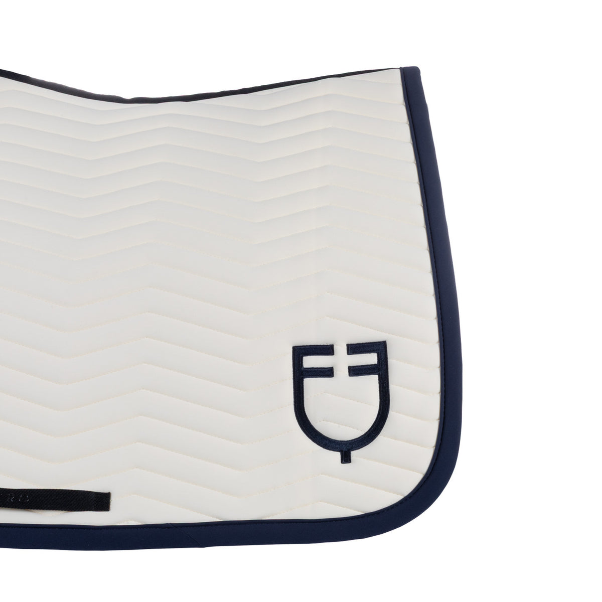 Equestro Wave Quilting jumping saddle pad in technical fabric