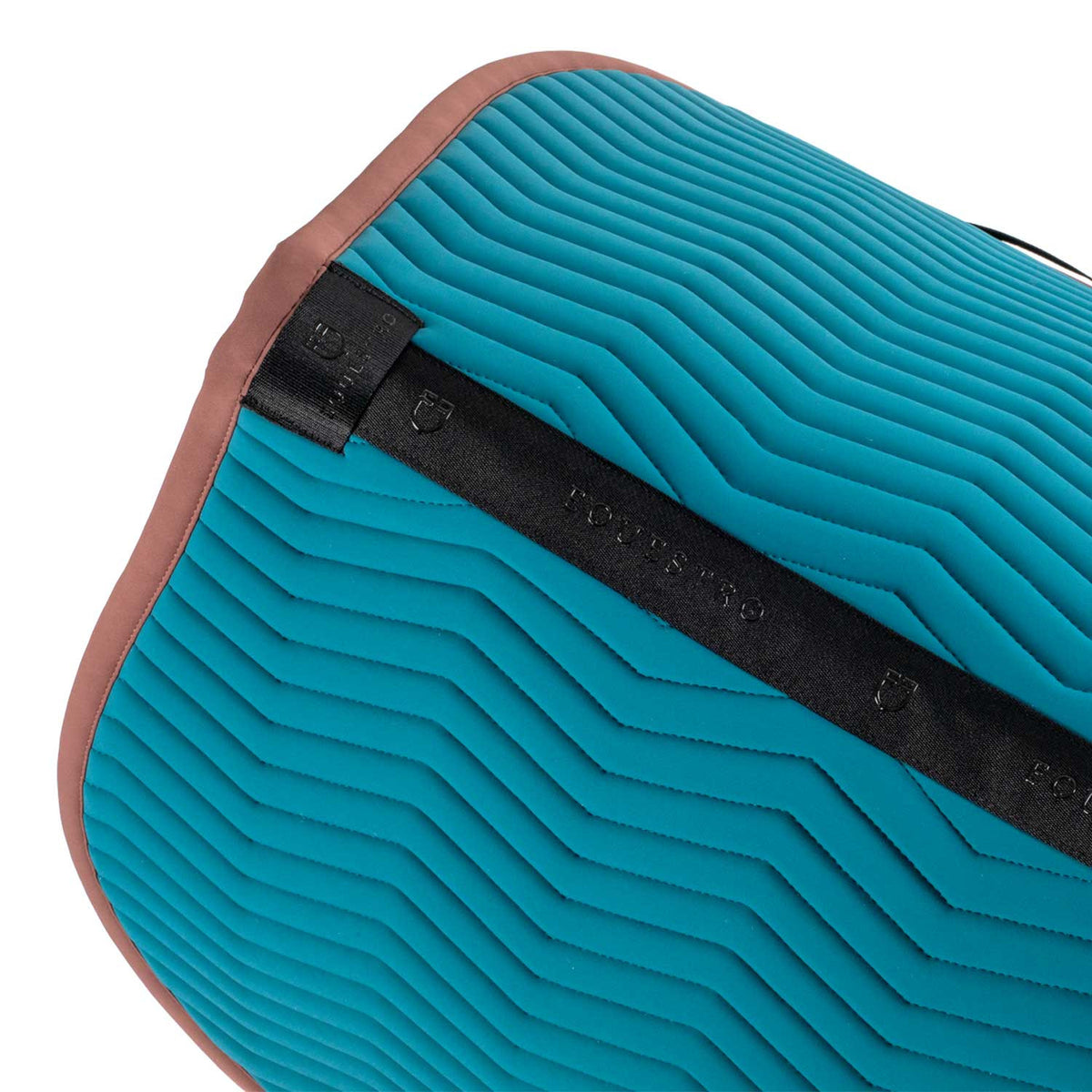 Equestro Wave Quilting jumping saddle pad in technical fabric