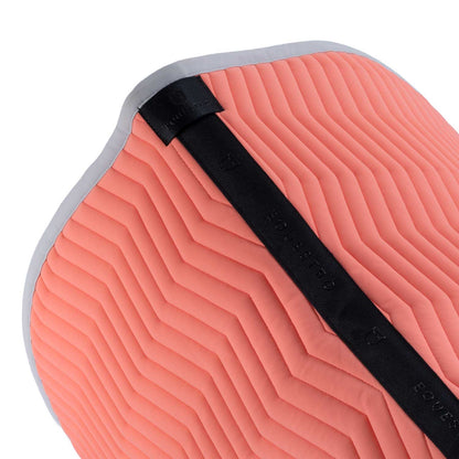 Equestro Wave Quilting jumping saddle pad in technical fabric