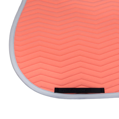 Equestro Wave Quilting jumping saddle pad in technical fabric