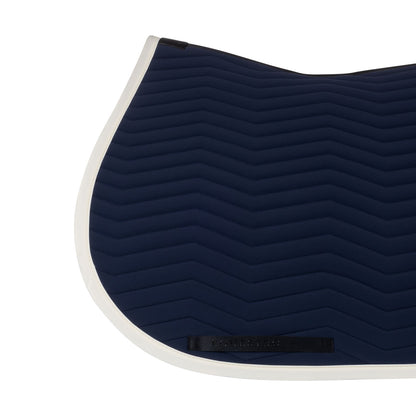 Equestro Wave Quilting jumping saddle pad in technical fabric