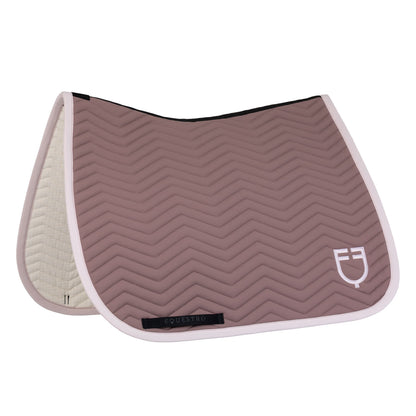 Equestro Dressage saddle pad with wave quilting