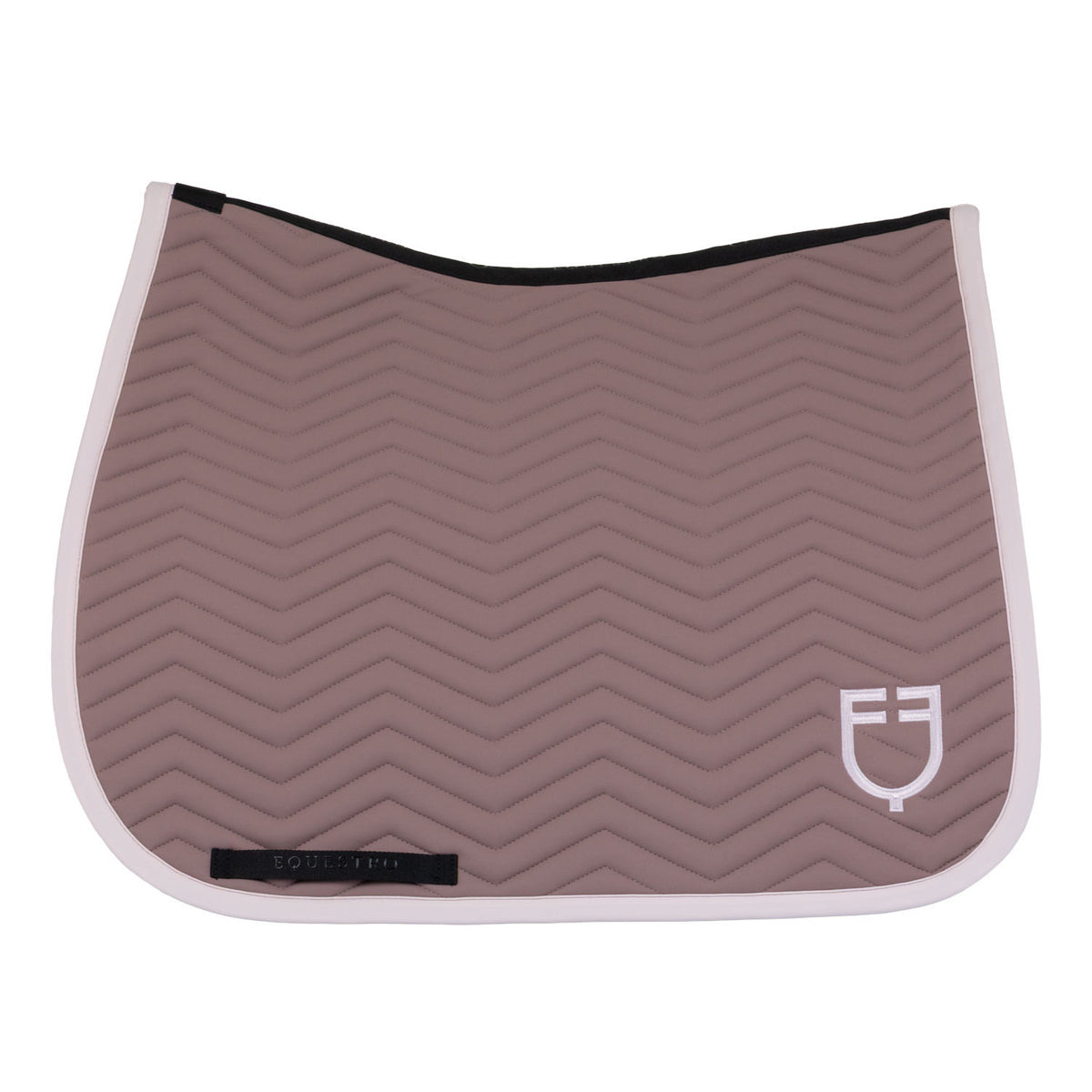 Equestro Dressage saddle pad with wave quilting