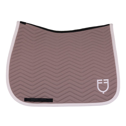 Equestro Dressage saddle pad with wave quilting