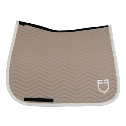 Equestro Dressage saddle pad with wave quilting
