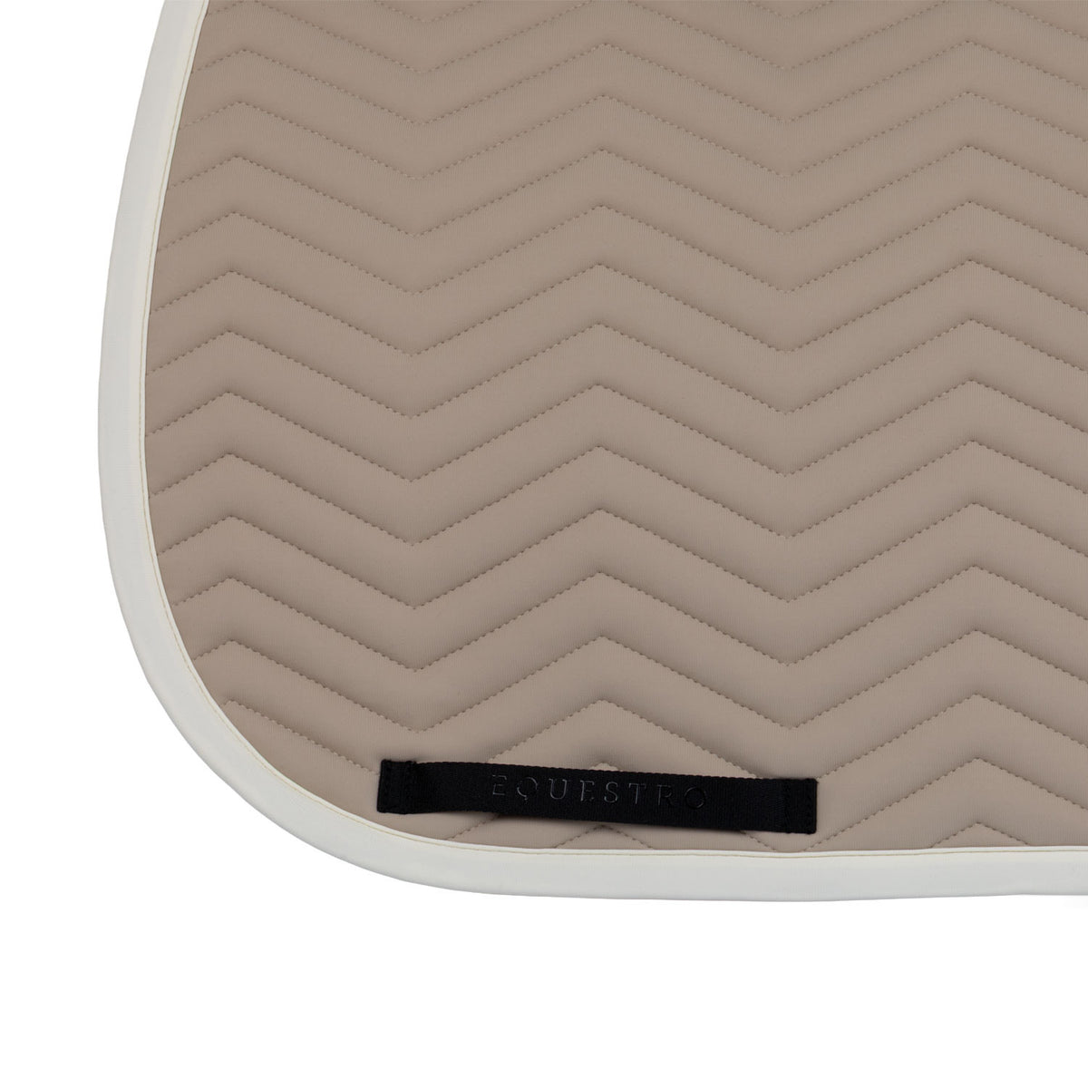 Equestro Dressage saddle pad with wave quilting