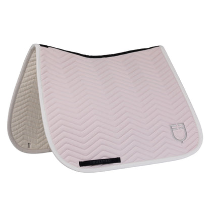 Equestro Dressage saddle pad with wave quilting