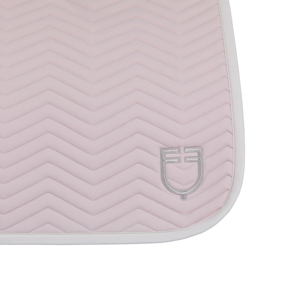 Equestro Dressage saddle pad with wave quilting