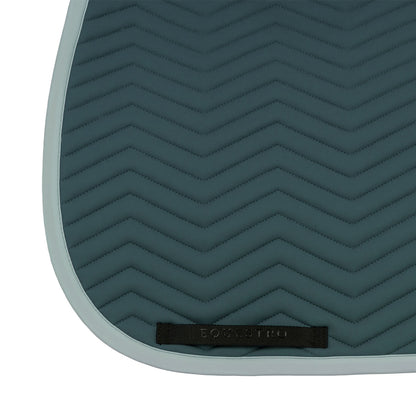 Equestro Dressage saddle pad with wave quilting