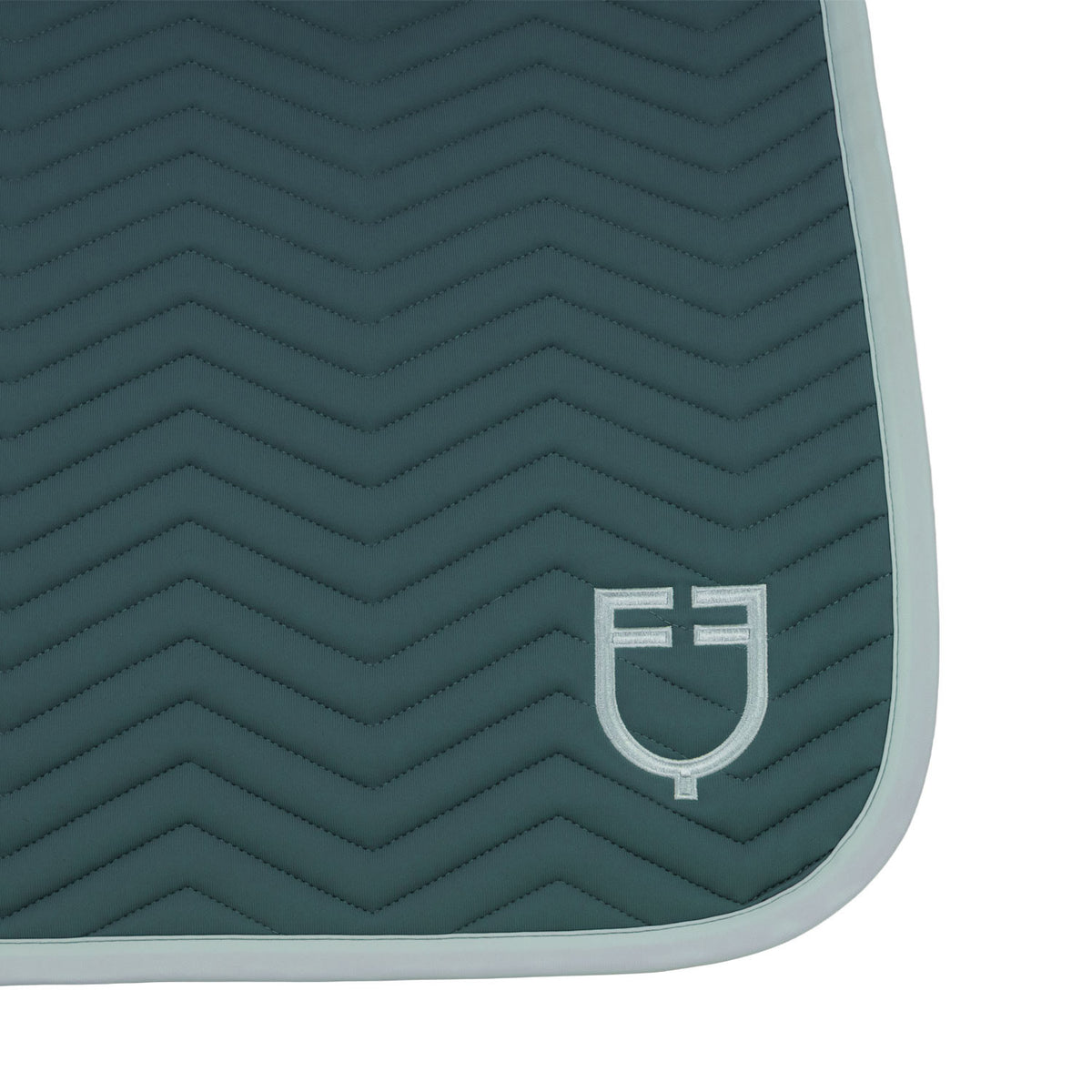 Equestro Dressage saddle pad with wave quilting