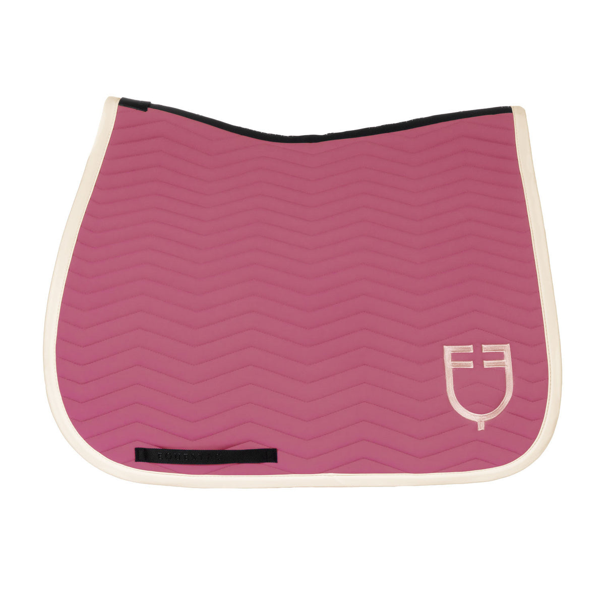 Equestro Wave Quilting dressage saddle pad in technical fabric