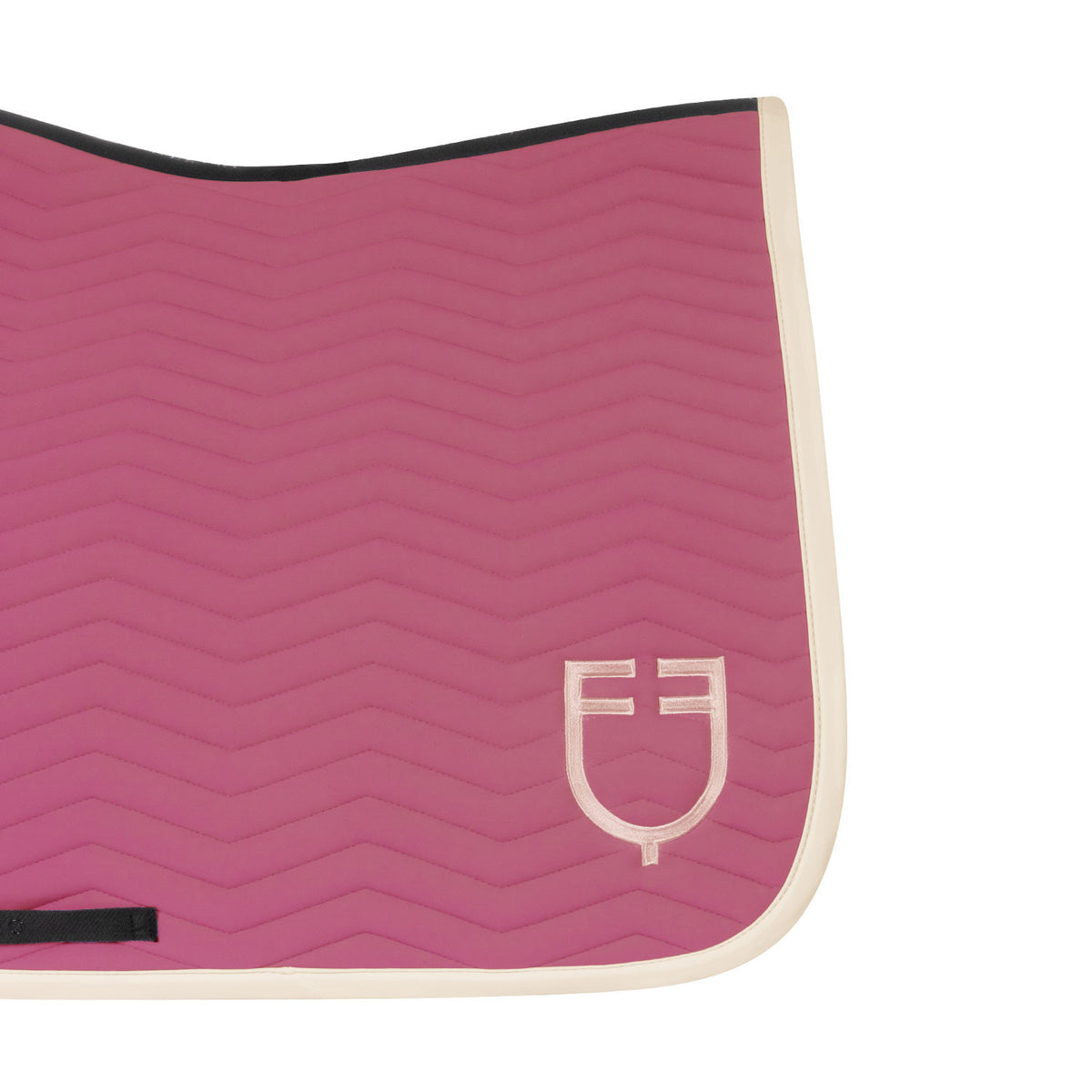 Equestro Wave Quilting dressage saddle pad in technical fabric