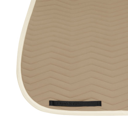Equestro Wave Quilting dressage saddle pad in technical fabric