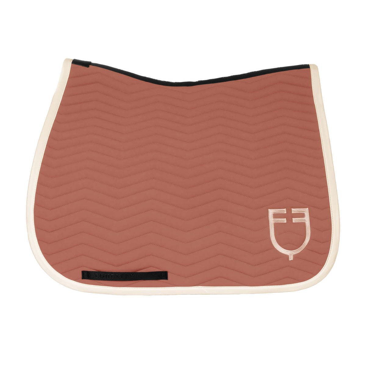 Equestro Wave Quilting dressage saddle pad in technical fabric