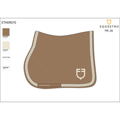Equestro Braided cord jumping saddle pad