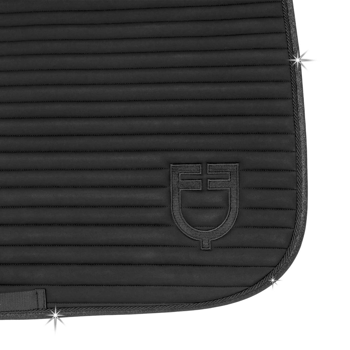 Equestro Universe Stripe dressage saddle pad