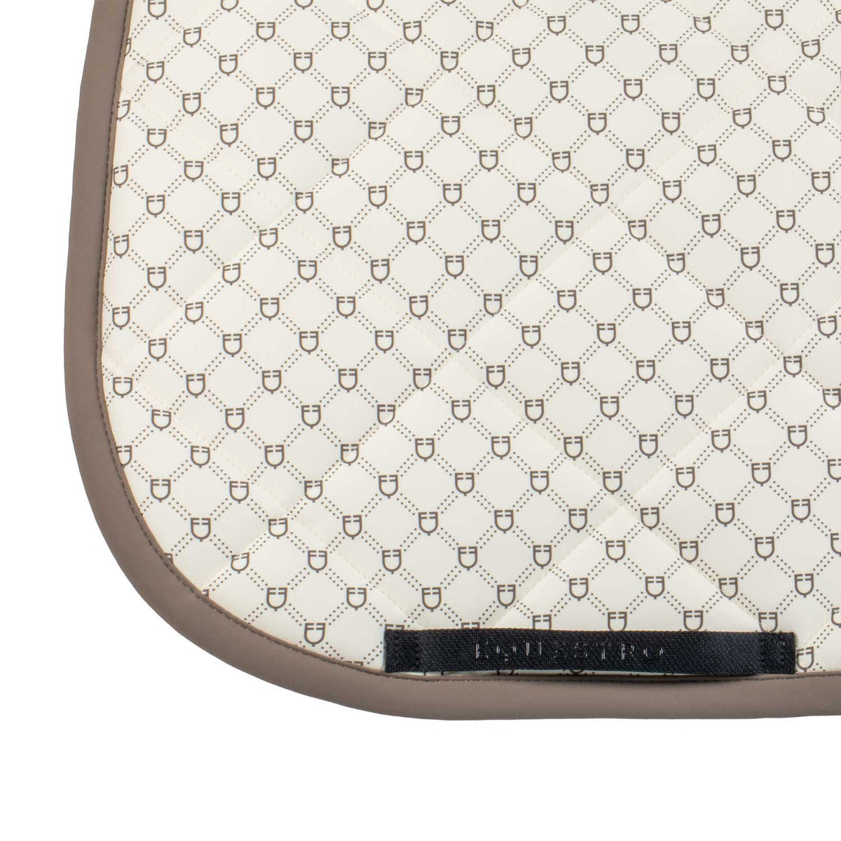 Equestro Dressage saddle pad with monogram print