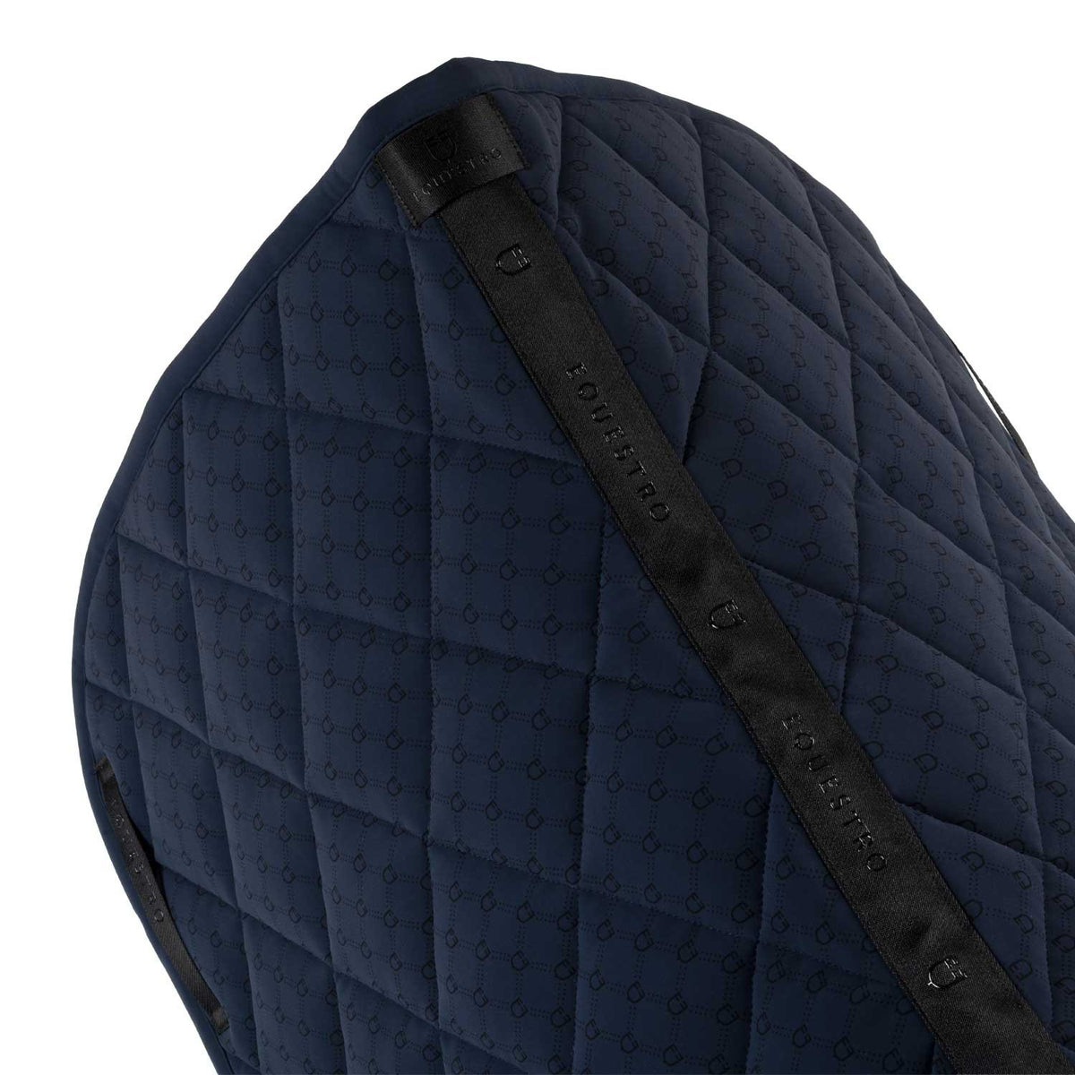 Equestro Dressage saddle pad with monogram print